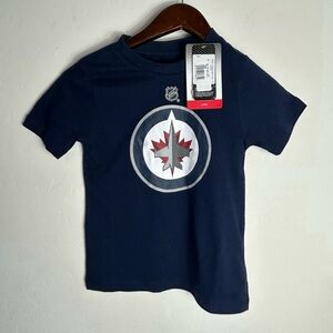 Winnipeg Jets Reebok NHL Team
Logo Hockey T-Shirt boys size. 5/6